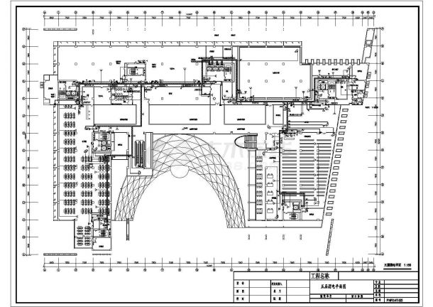 某地八层图书馆建筑电气设计施工图-图二