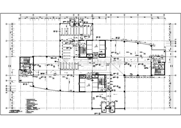 湖南某地区医疗建筑设计CAD施工方案图（含设计说明）-图一