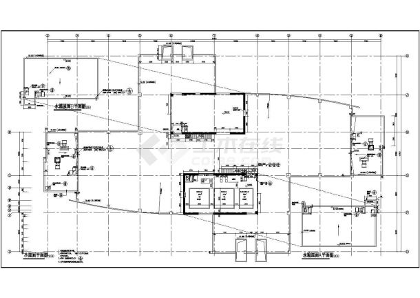 湖南某地区医疗建筑设计CAD施工方案图（含设计说明）-图二