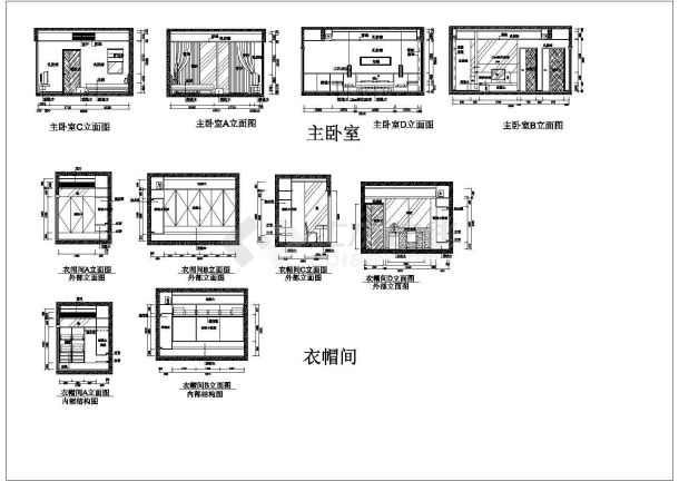 某地区四层别墅建筑规划设计方案图-图一