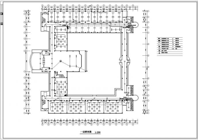 某地六层学校教学楼电气施工设计图_图1