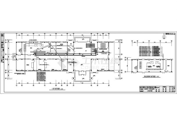 某中学5层教学楼建筑电气设计施工图-图二