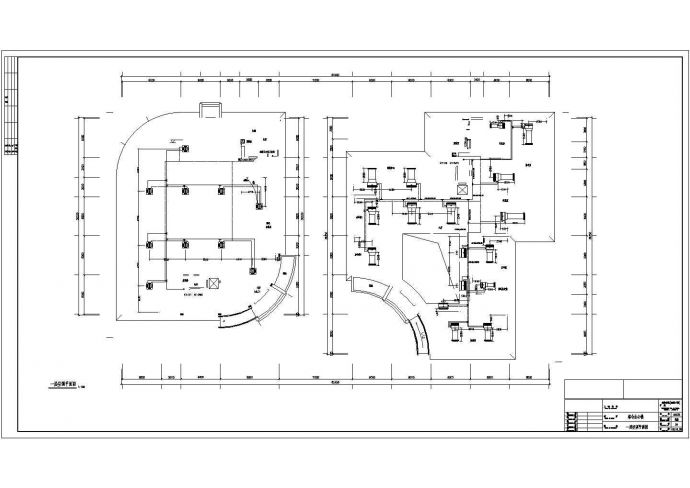 广东某制药公司综合办公楼多联机暖通设计CAD施工图_图1
