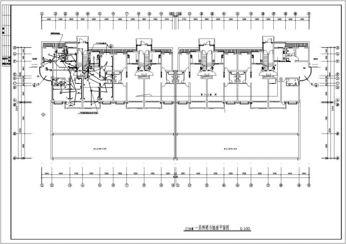 某住宅小区详细电气CAD施工图纸_图1