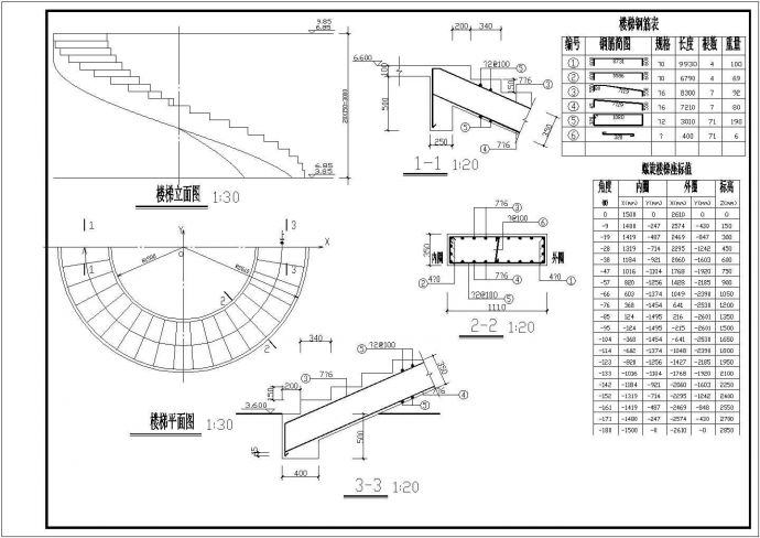 某地区金典别墅结构设计CAD施工图_图1