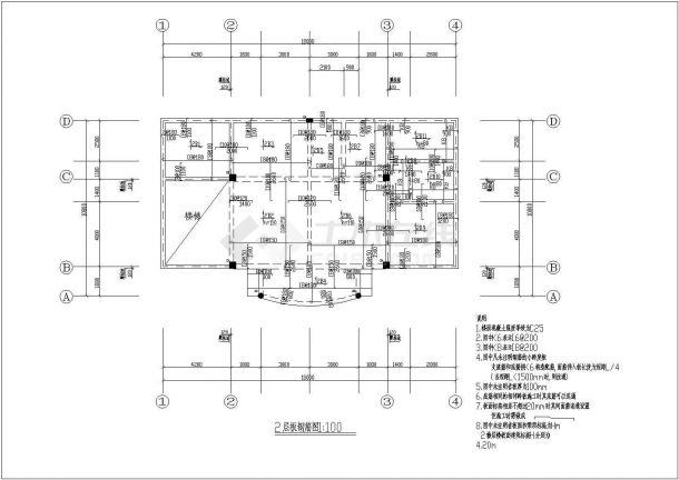 现代风格全套别墅建筑设计施工图（含效果图）-图二