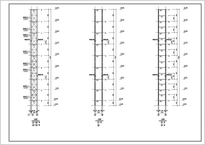 某集团观光电梯结构设计CAD施工图_图1