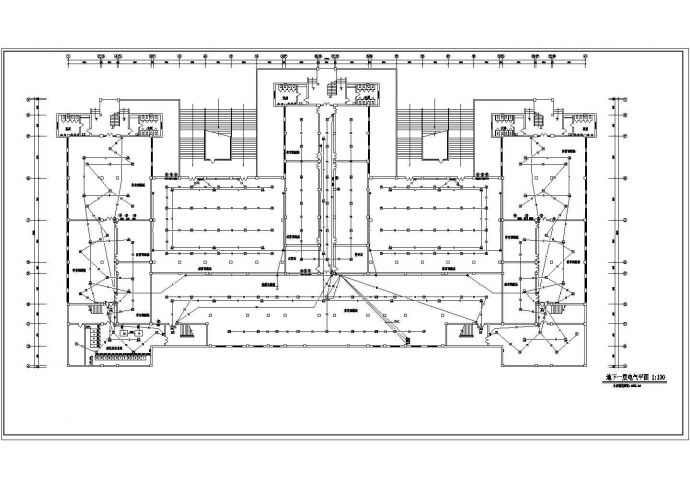 某四层教学楼全套电气设计施工图纸_图1
