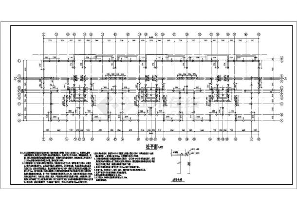 郑州某18层剪力墙结构住宅楼结构设计施工图-图一
