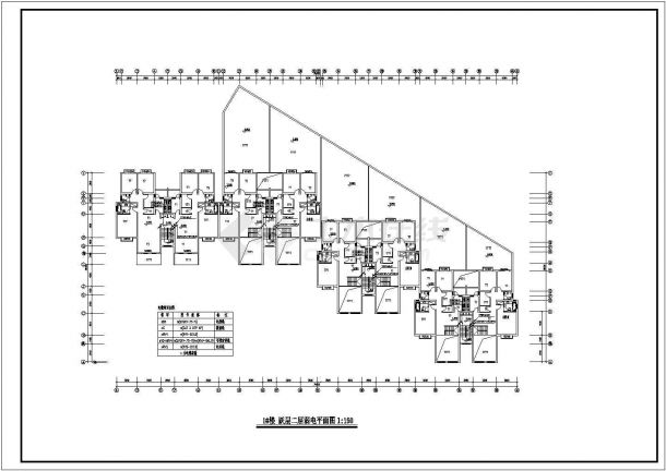 某地区单体住宅楼电气施工CAD图-图二