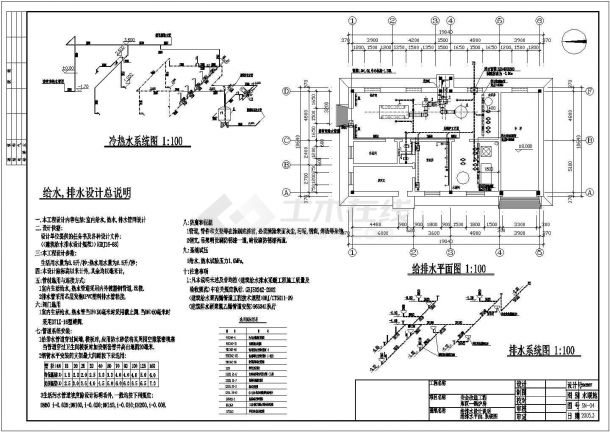 湖南某地区小型锅炉房设计CAD施工图-图二