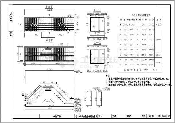 25m先张预应力空心板桥梁设计图-图二