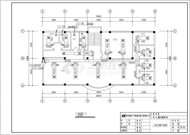 河南某地区高档办公楼空调设计cad施工图-图一