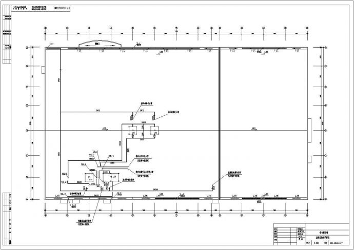 某药厂车间建筑给排水工程设计施工图_图1