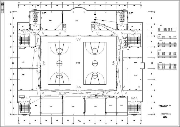 某六层学校综合楼动力平面设计施工图_图1