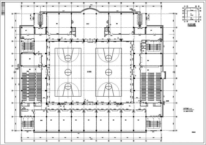 学校高层综合楼动力平面设计施工图_图1