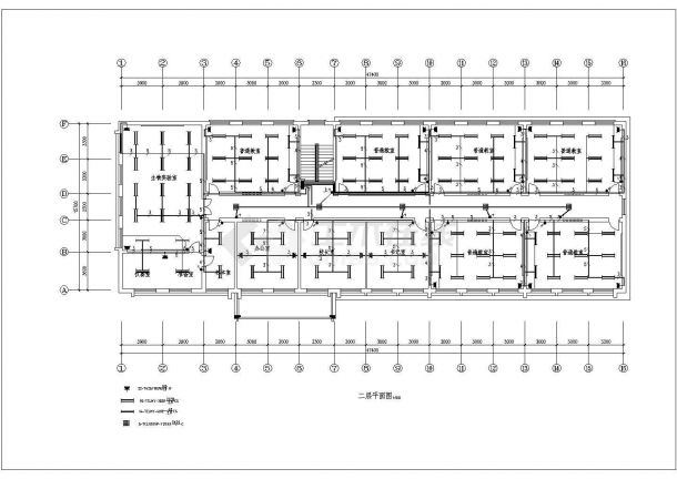 某地四层教学楼房电气设计施工方案-图二