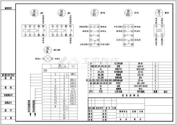 两台水泵自动轮换CAD图纸-图二