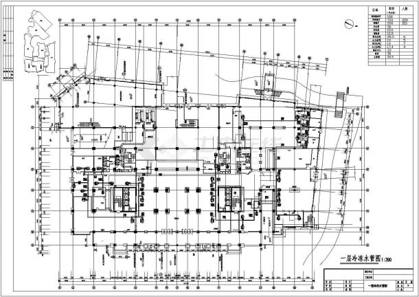 上海某地区五星级酒店中央空调设计CAD施工图-图二