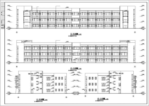 [东莞]某人民医院三层住院楼建筑施工图（5号楼）-图一