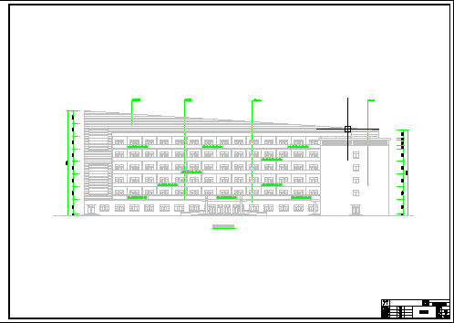 [富县]某敬老院建筑CAD方案图