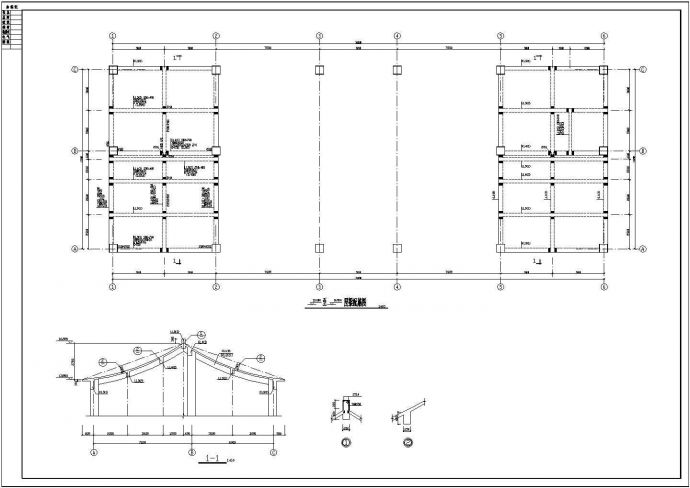 某地四层框架结构办公楼结构施工图_图1