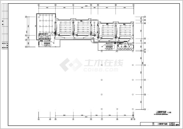 某五层小学教学楼电气照明设计施工图-图二