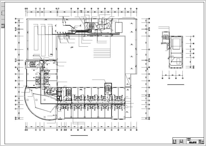某地区商场电气工程cad施工图纸_图1