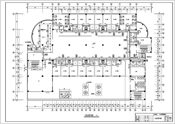 湖南某地区电力大厦空调设计CAD施工图-图一