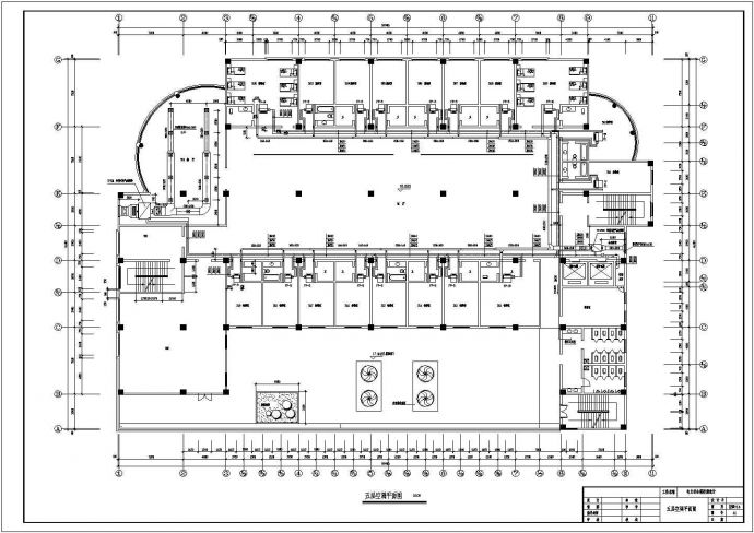 湖南某地区电力大厦空调设计CAD施工图_图1