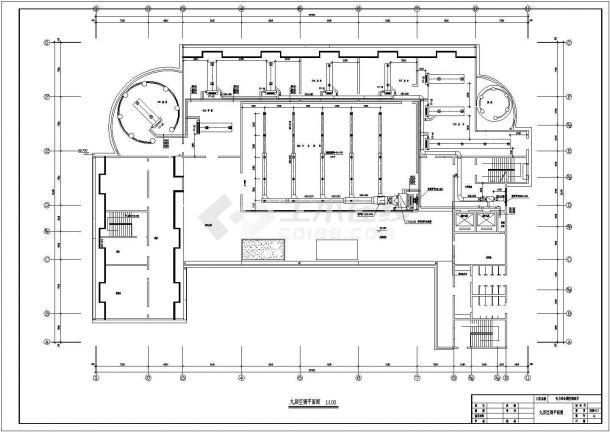 湖南某地区电力大厦空调设计CAD施工图-图二