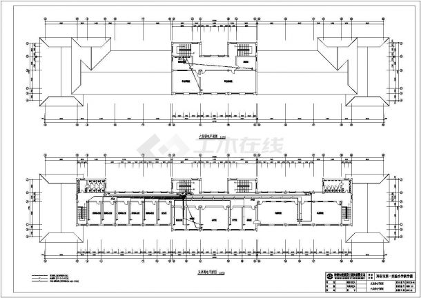 某地区局部六层教学楼电气设计施工图-图二