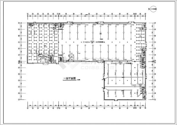 某地三层大型厂房电气设计施工图纸-图二