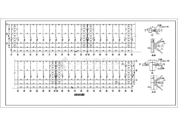 某18X220m单层仓库钢结构设计施工图-图二