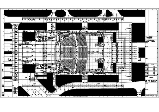 某知名高校二层礼堂建筑设计方案图-图二