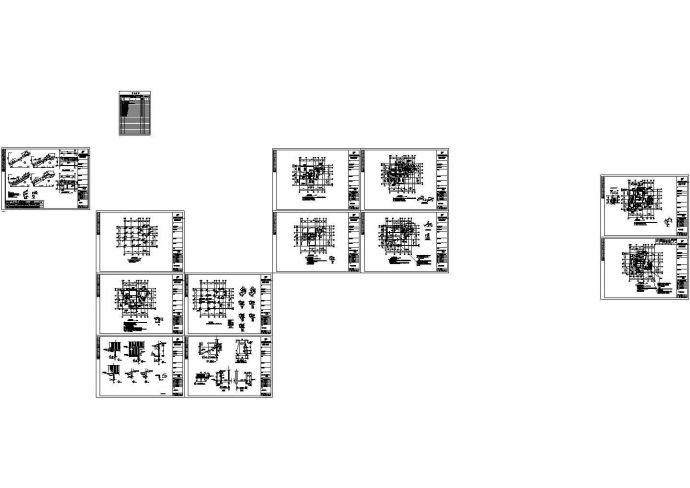 某A型别墅建筑、结构设计施工图纸_图1
