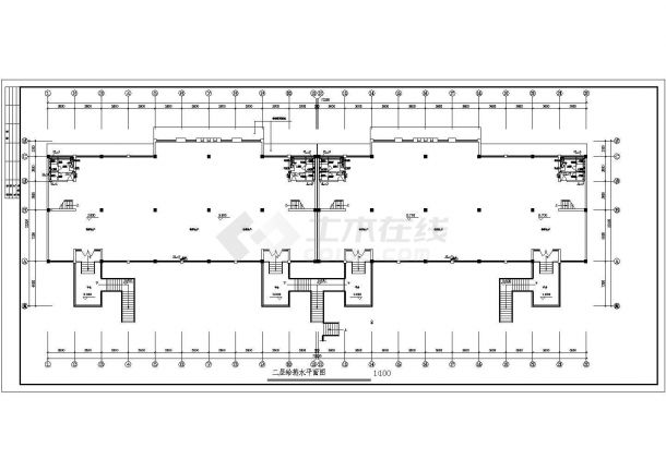 科研生产楼给排水及消防施工图（详细）-图二