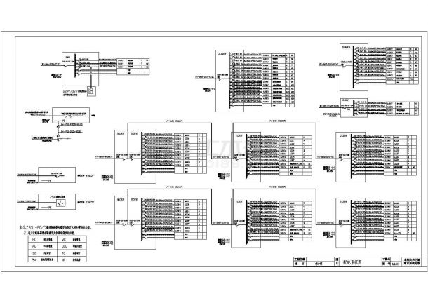 某建筑工程综合楼电气设计全套施工图-图二