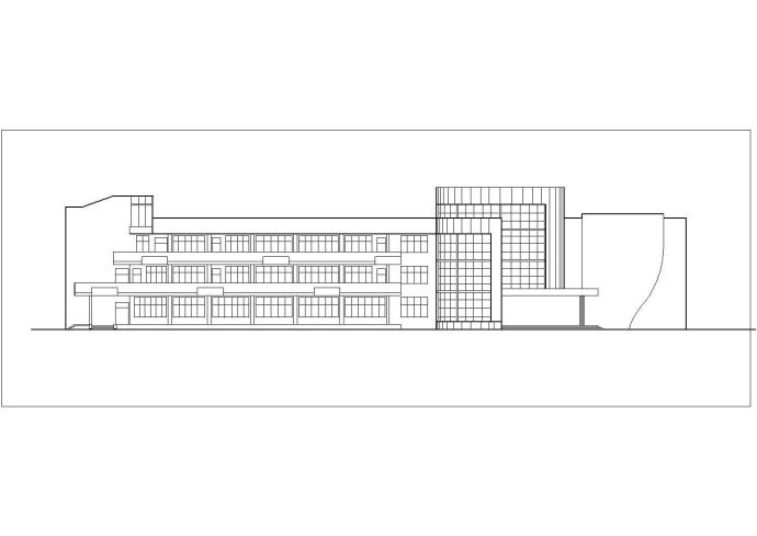 某大型少年宫综合楼建筑设计施工图_图1