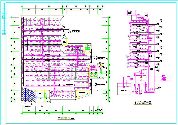 七层停车库给排水及消防施工图（详细）