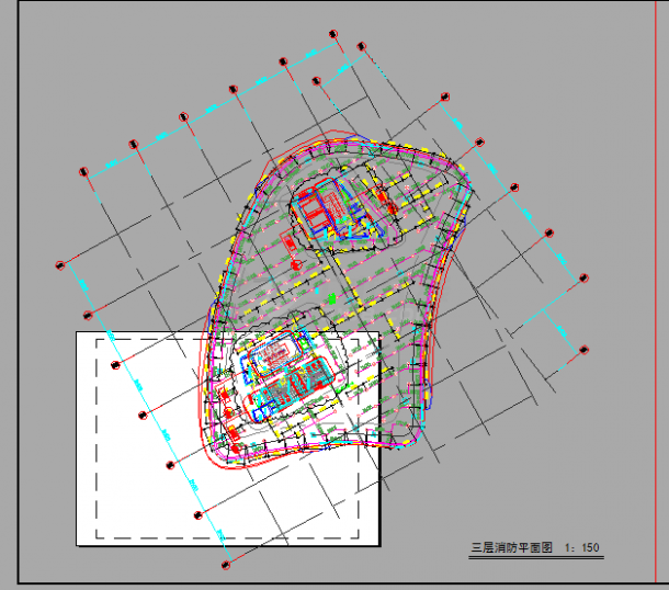 商业加层加建改造工程给排水、消防施工图设计-图一