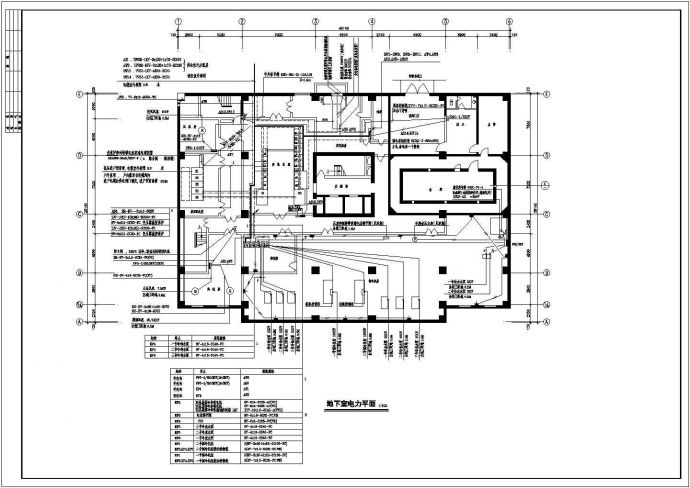 某多层商务宾馆建筑电气设计施工CAD图_图1
