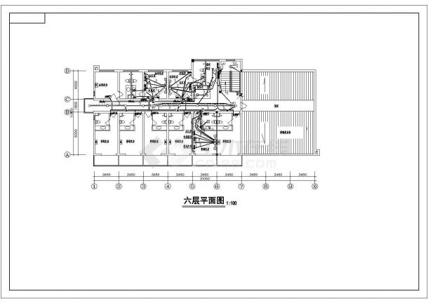 某多层酒店建筑全套电气设计施工图纸-图一