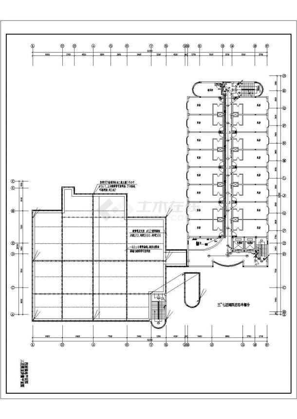 某宾馆建筑装修工程电气设计CAD图纸-图二