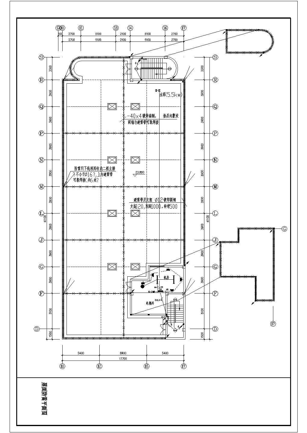 某宾馆建筑装修工程电气设计CAD图纸