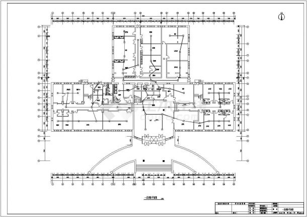 某三层酒店建筑电气设计方案及施工图纸-图二