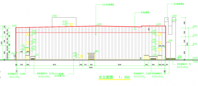 某三层大型建材超市建筑施工图纸（详细）_图1
