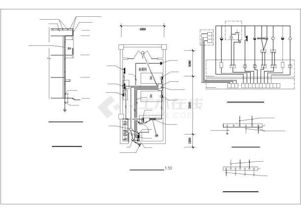 某公司综合楼电气CAD设计施工图-图一