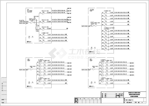 某海边综合楼电气CAD施工设计图-图二