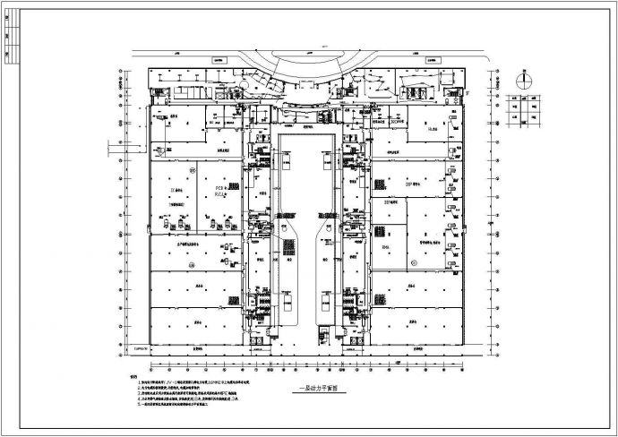 某地四层工业厂房电气动力设计施工图_图1